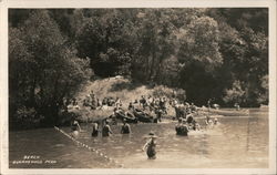 Guernewood Park Beach, boats, swimmers Guerneville, CA Postcard Postcard Postcard