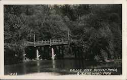 Bridge Over Russian River, Guernewood Park Postcard