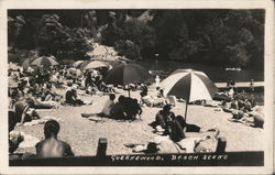 Beach Scene Postcard