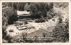 Tavern and Beach on the Russian River Postcard