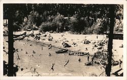 Roland's Beach - Near Camp Riverside Postcard