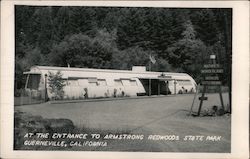 At the Entrance to Armstrong Redwoods State Park Guerneville, CA Postcard Postcard Postcard