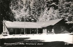 Administration Building, Armstrong Grove Postcard