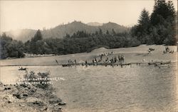 Beach Guerneville, CA Postcard Postcard Postcard