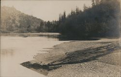 River Scene Postcard