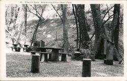 Trailer Park, Armstrong Grove State Park Guerneville, CA Postcard Postcard Postcard