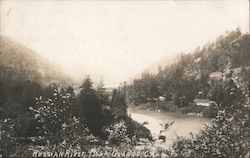 Russian River, Mesa Grande Postcard