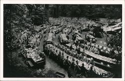 Bohemian Club, Large Gathering Sitting for Meal Monte Rio, CA Postcard Postcard Postcard