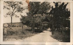 Entrance to General Vallejo's Home Sonoma, CA Postcard Postcard Postcard