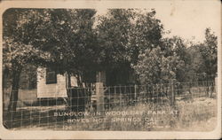 Bungalow in Woodleaf Park Boyes Hot Springs, CA C.A. Payne Postcard Postcard Postcard