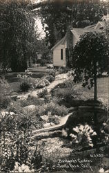 Burbank's Gardens Postcard