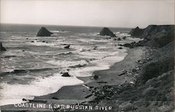 Coastline Near Russian RIver Postcard