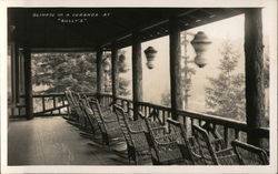 Glimpse of a Veranda at "Sully's" Postcard