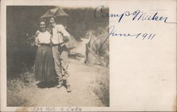 Snapshot of Couple: Ray Mur & Cory Postcard