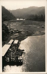 Bohemian Grove Swimming Pool on Russian River, Shotgun Traps Postcard