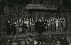 Acapella Performance, Bohemian Grove Monte Rio, CA Postcard Postcard Postcard