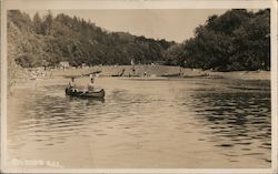 River Scene Rio Nido, CA Postcard Postcard Postcard