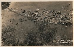 Aerial View of Those Enjoying the Scatt's Nest Rio Nido, CA Postcard Postcard Postcard