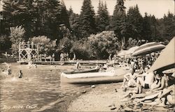 People At The Beach Postcard