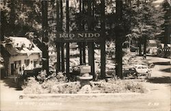 Parking Lot Rio Nido, CA Postcard Postcard Postcard