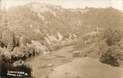 Russian River at Rio Nido California Postcard Postcard Postcard