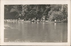 Boating at Russian River Heights Guerneville, CA E. Neuworth Photo Postcard Postcard Postcard