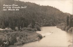 Russian River Near Monte Rio Postcard