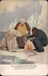 The Roosevelt Bears on the Iceberg. Postcard Postcard Postcard