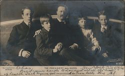 The President and Sons Postcard