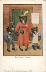 Busy Bears' Vacation Postcard Postcard Postcard