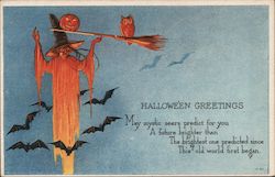 HALLOWEEN GREETINGS Postcard