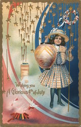 WISHING YOU A GLORIOUS 4TH OF JULY Postcard