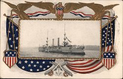 Navy ship New Orleans Postcard