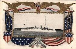 U. S. Cruiser Minneapolis Battleships Postcard Postcard Postcard