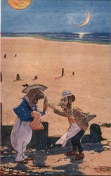 The Walrus and the Carpenter. From Alice in Wonderland Postcard