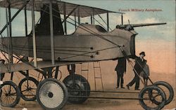 FRENCH MILITARY AEROPLANE World War I Postcard Postcard Postcard