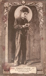 Charlie Chaplan Actors Postcard Postcard Postcard