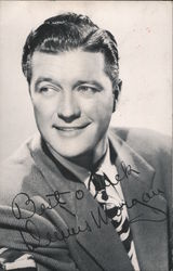 Dennis Morgan Actors Postcard Postcard Postcard