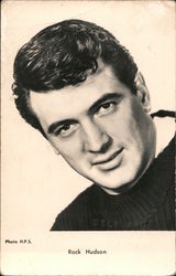 Rock Hudson Actors H.P.S. Postcard Postcard Postcard