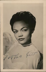 Eartha Kitt, Autographed? Postcard