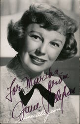 June Allyson - Autograph to Martha Actresses Postcard Postcard Postcard