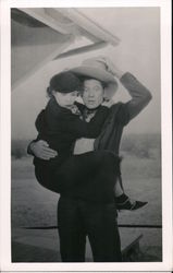 Martha Raye & Bob Burns in Rhythm on the Range, 1936 Postcard