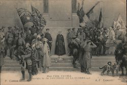 Miss Edith Cavell. WWI victory British empire celebration Postcard