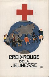 CROIX-ROUGE DE LA JEUNESSE RED CROSS Postcard