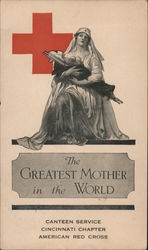 THE GREATEST MOTHER IN THE WORLD, CANTEEN SERVICE CINCINNATI CHAPTER AMERICAN RED CROSS Postcard Postcard Postcard