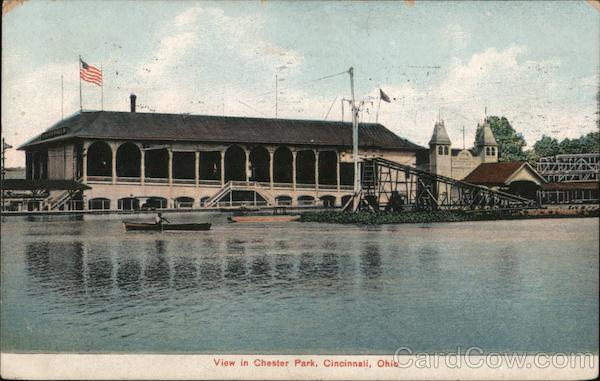 View In Chester Park Cincinnati, OH Postcard