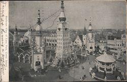 Bird's-eye View of Lima Park Postcard