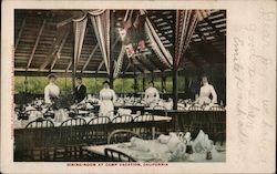 View of Dining Room, Camp Vacation California Postcard Postcard Postcard