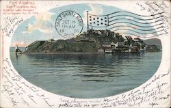 Fort Alcatraz, San Francisco Bay California Postcard Postcard Postcard