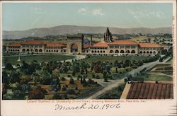 Leland Standford Jr. University showing Memorial Arch Postcard